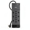 Belkin 12-Outlet Surge Protector 3,940J Gray Compact 1 Pack-1