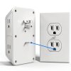 LonPower 10-in-1 USB Wall Outlet Surge Protector with 6 AC Outlets-4