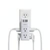 Power Strip YISHU AHR-503 6-Outlet with USB Ports and Rotating Plug-3
