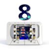 LonPower 10-in-1 USB Wall Outlet Surge Protector with 6 AC Outlets-6