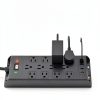 LeZone Power Strip 16-in-1 Ultra Thin 12AC+4USB 10FT Extension-5