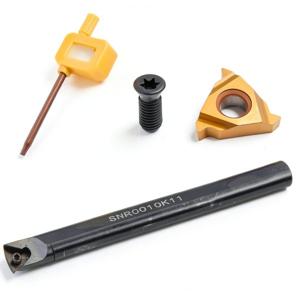 GBJ 22pcs 3/8" Lathe Threading Tool SNR0010K11 Holder with AG60-2