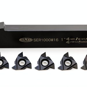 Shars 1" RH Indexable Threading Tool Holder with 5 ER16 Inserts-0