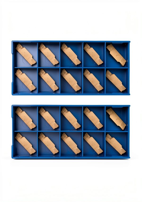 MGMN300-M Grooving Carbide Inserts Storefront CNC Yellow Coating 20pcs-2