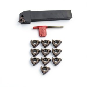 3/4" SER2020R16 Lathe Threading Holder LAHDYFHOE with Carbide Inserts-0