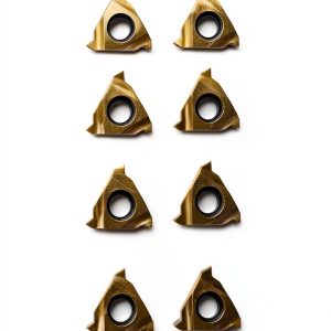 11ER A60 Lathe Threading Carbide Inserts - PVD Coated, 10pcs Set-0