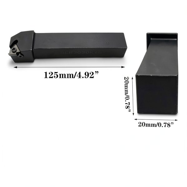 3/4" SER2020R16 Lathe Threading Holder LAHDYFHOE with Carbide Inserts-1